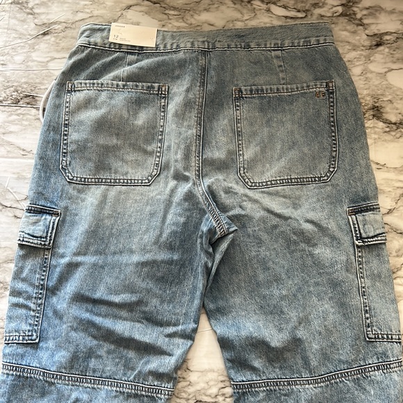 New! American Eagle Outfitters Jogger 12 Regular Super High Rise Ice Blue - Picture 6 of 14